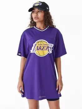 Платье New Era NBA MESH DRESS LOSLAK, фиолетовый