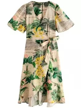 Платье Next, бежевый