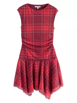 Платье Next, цвет Red/Pastel red