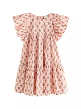 Платье Next, цвет Rose/Light pink
