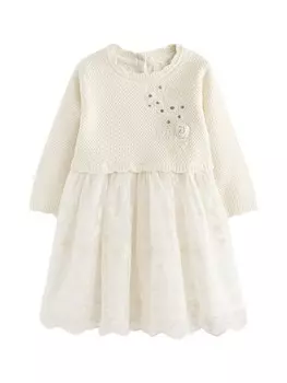 Платье Next Dress, цвет chamois/ecru