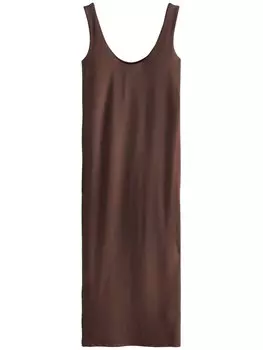 Платье Next, коричневый