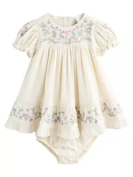 Платье Next, светло-бежевый