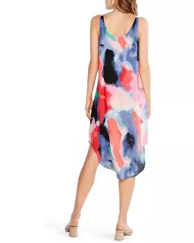 Платье NIC+ZOE Abstract Art Dress, цвет Pink Multi