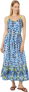 Платье NIC+ZOE Brushstroke Blues Dress, цвет Blue Multi