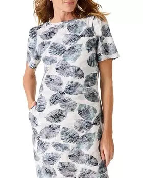 Платье NIC+ZOE Falling Palms Dress, цвет Grey Multi