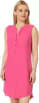 Платье NIC+ZOE Rumba Linen Throw On Dress, цвет Wild Pink