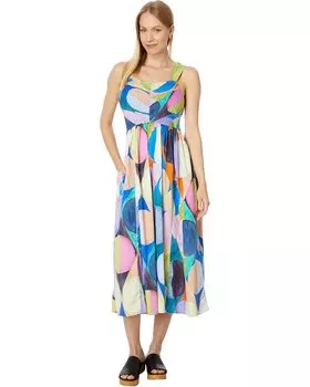 Платье NIC+ZOE Social Circles Sarah Dress, синий мульти