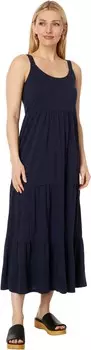 Платье NIC+ZOE Tiered Maxi Dress, цвет Dark Indigo
