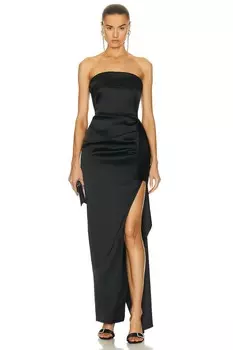 Платье Nicholas Erelyn Strapless Gown, черный