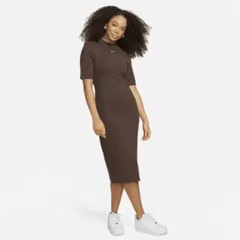 Платье Nike Sportswear Essential, цвет Baroque Brown/Sail