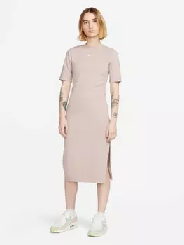 Платье Nike W ESSNTL MIDI DRESS, розовый