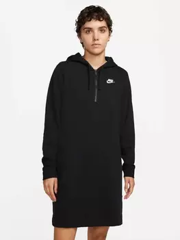 Платье Nike W NSW CLUB FLC DRESS, черный