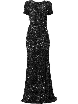 Платье Nixie с пайетками Rachel Gilbert, черный