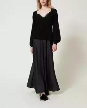 Платье нижнего белья Twinset, черный