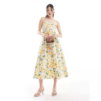 Платье Nobody's Child Pippin Midi, желтый