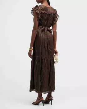 Платье Noella в цвете Java/золото Marie Oliver