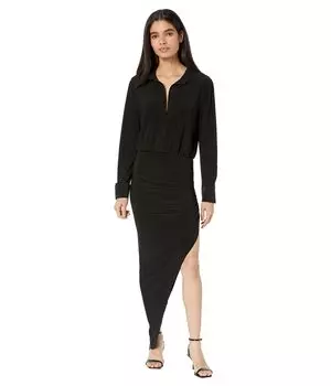 Платье Norma Kamali, Boyfriend NK Shirt Side Drape Gown