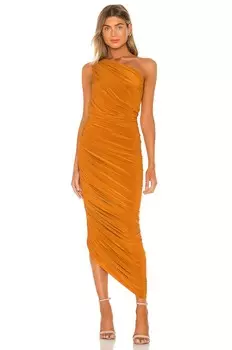 Платье Norma Kamali Diana Gown, бронзовый