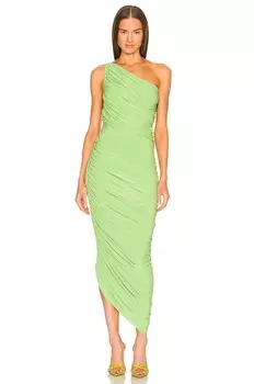 Платье Norma Kamali Diana Gown, цвет Gemini Green