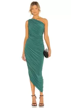 Платье Norma Kamali Diana Gown, цвет Mountain Green
