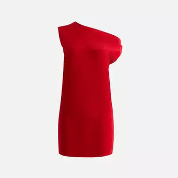 Платье Norma Kamali Drop Shoulder Mini Dress, цвет Tiger Red