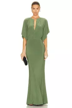 Платье Norma Kamali Obie Gown, цвет Celadon