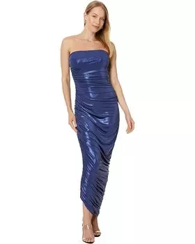 Платье Norma Kamali Strapless Diana Gown Xl, цвет Military Blue