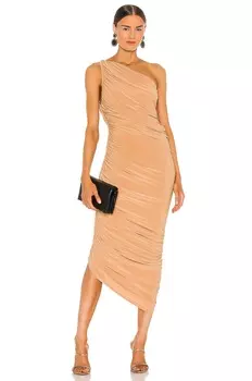 Платье Norma Kamali X REVOLVE Diana Gown, нюд