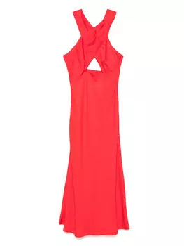 Платье-обертка SANDRO, красный