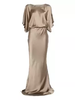 Платье Obie Norma Kamali, коричневый