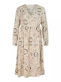 Платье OBJECT Gaddi, кремовый