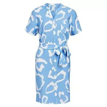 Платье Object Jacira Short Sleeve Short, синий