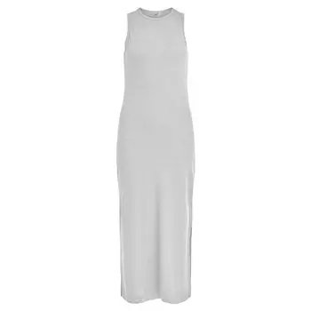 Платье Object Jamie Sleveless Long, серый