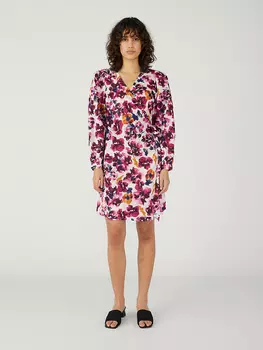 Платье Object Jannie, цвет Beere/Wei