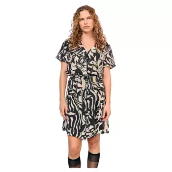 Платье Object Karina short sleeve short, черный
