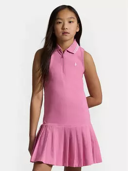 Платье облегающего кроя для повседневной носки 313965016001 Polo Ralph Lauren, розовый