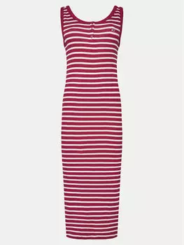 Платье облегающего кроя для повседневной носки Essential DW0DW19447 Tommy Jeans, красный