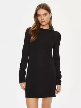Платье облегающего кроя для повседневной носки Smooth J20J224831 Calvin Klein Jeans, черный