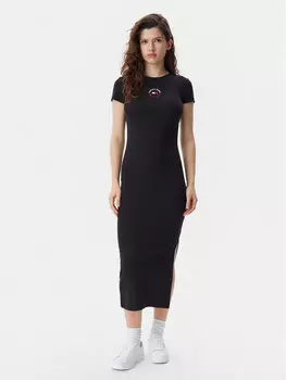 Платье облегающего кроя для повседневной носки DW0DW20384 Tommy Jeans, черный
