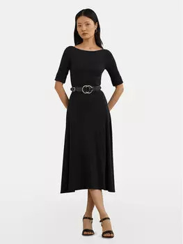Платье облегающего кроя для повседневной носки 200973599001 Lauren Ralph Lauren, черный