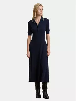 Платье облегающего кроя для повседневной носки 200957638001 Lauren Ralph Lauren, синий