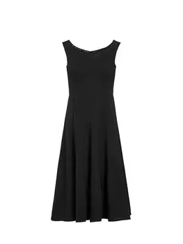 Платье Ochirly с открытыми плечами и воротником, черный