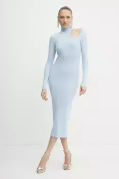 Платье ОЛЕСА Bardot, синий