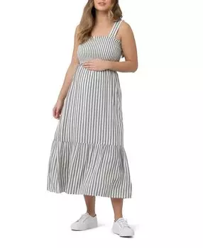 Платье Ollie St со сборками для беременных Ripe Maternity