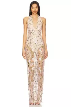 Платье Olympia от Sau Lee, nude multi