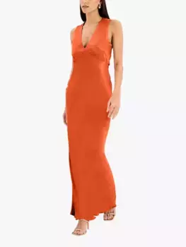 Платье OMNES Nova Tie Back, цвет burnt/orange