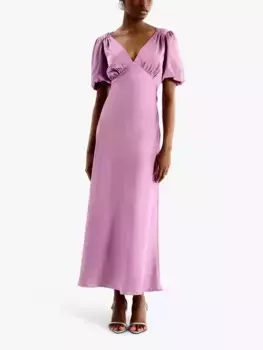 Платье OMNES Rosie Puff Sleeve, цвет lilac