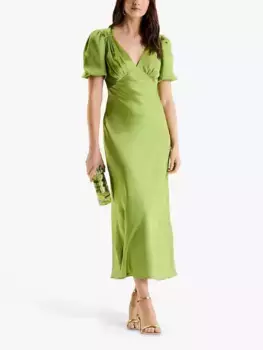 Платье OMNES Rosie Puff Sleeve, цвет sage/green