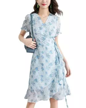 Платье ONEBUYE, светло-голубой